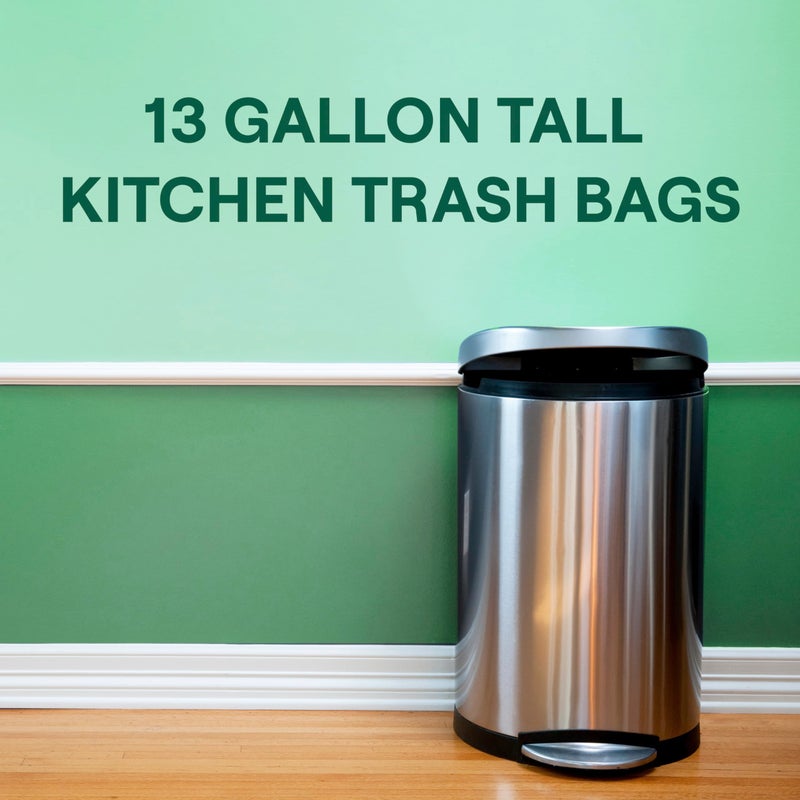 Seventh Generation Extra Strong Tall Kitchen Trash Bags 13 Gallon Pack of 6 30 count - Image 5
